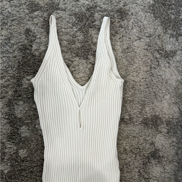 A&F Elevated Keyhole Ribbed Knit Dress - Picture 6 of 7